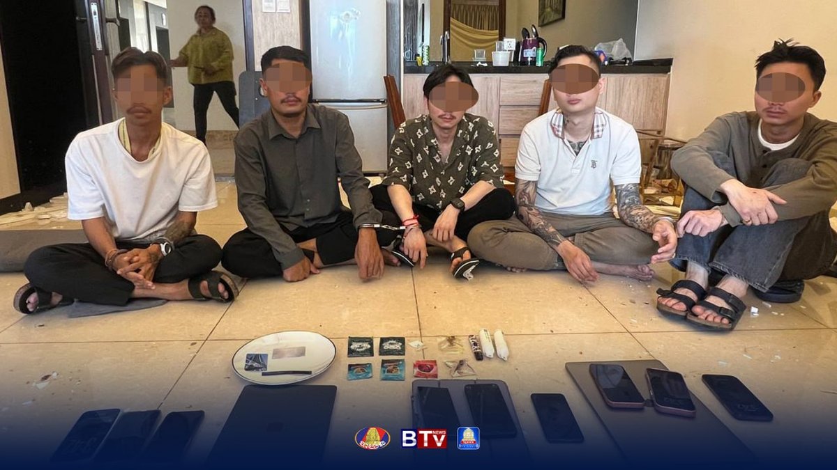 金边警方通过Hotline举报线索,成功打击一起暴力及毒品案