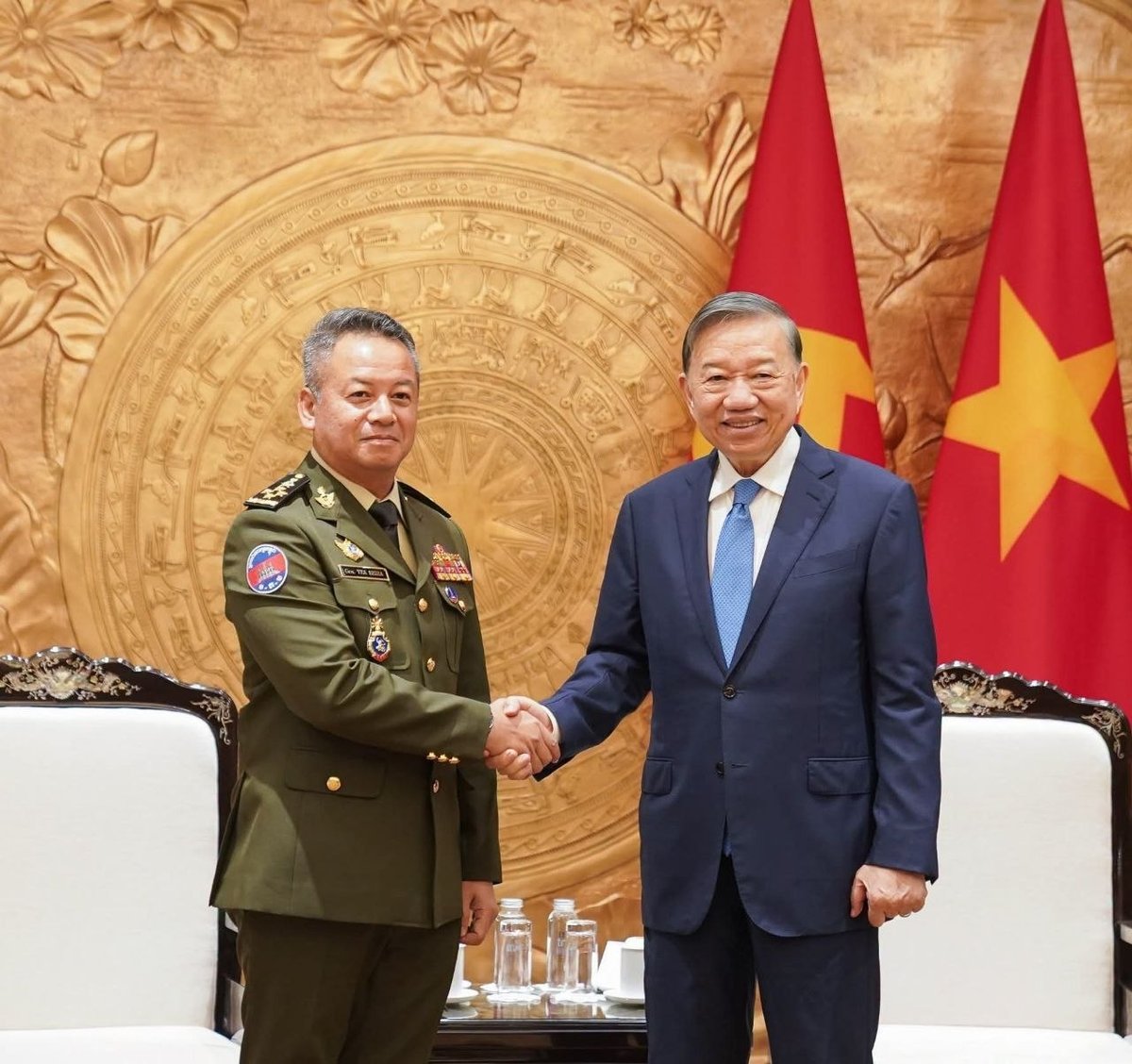 狄西哈会见越南国家主席 强化两国防务合作