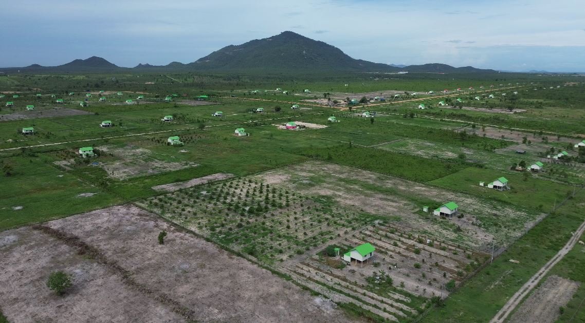 磅湛省退伍军人获赠土地后种植作物脱贫