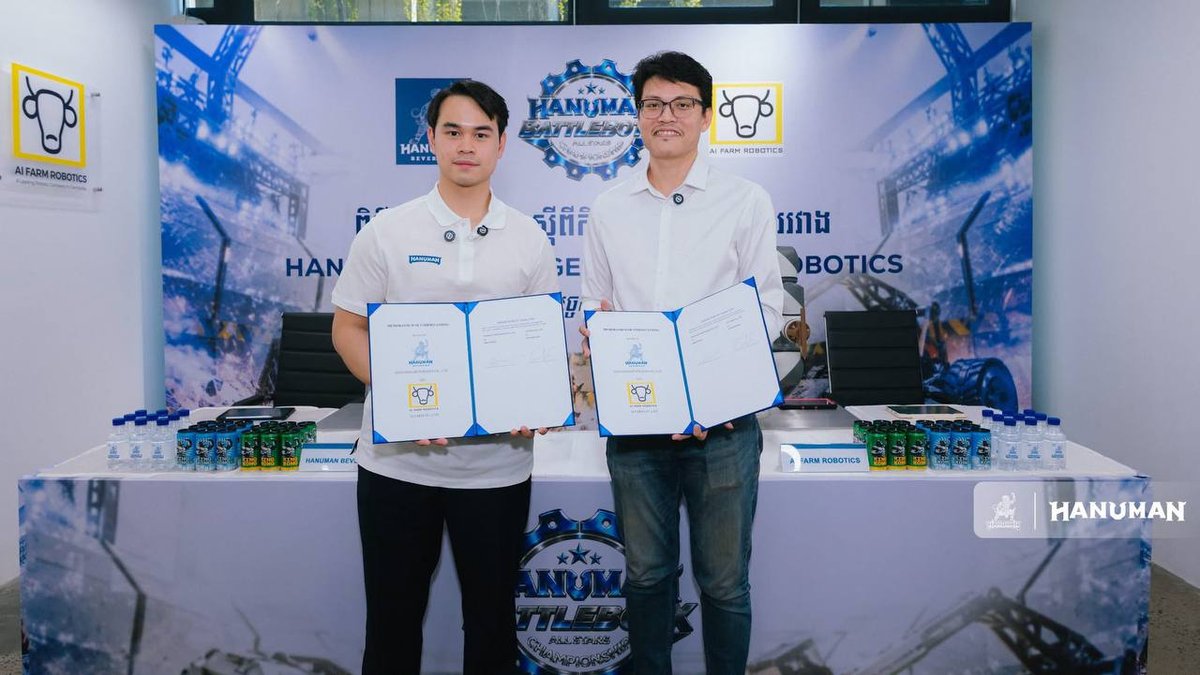 汉努曼饮料联手AI FARM举办机器人冠军赛