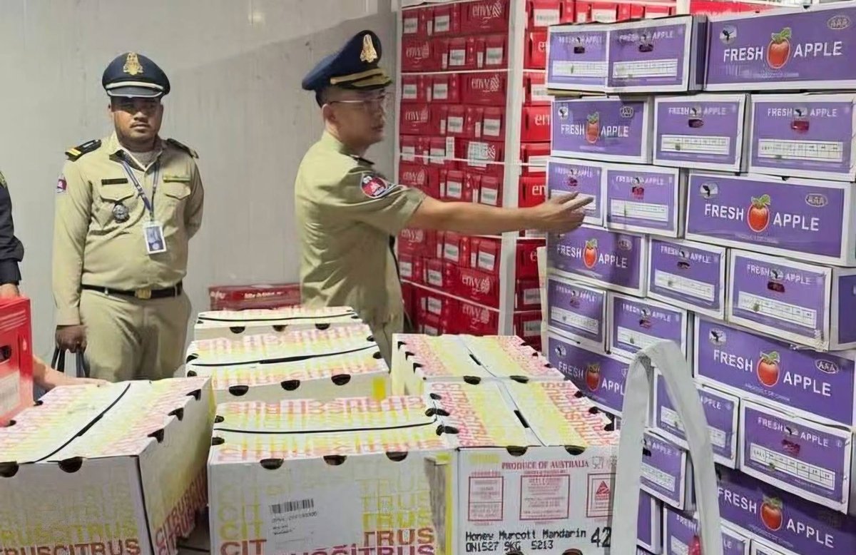 警方查获77吨非法进口过期泰国鱼丸