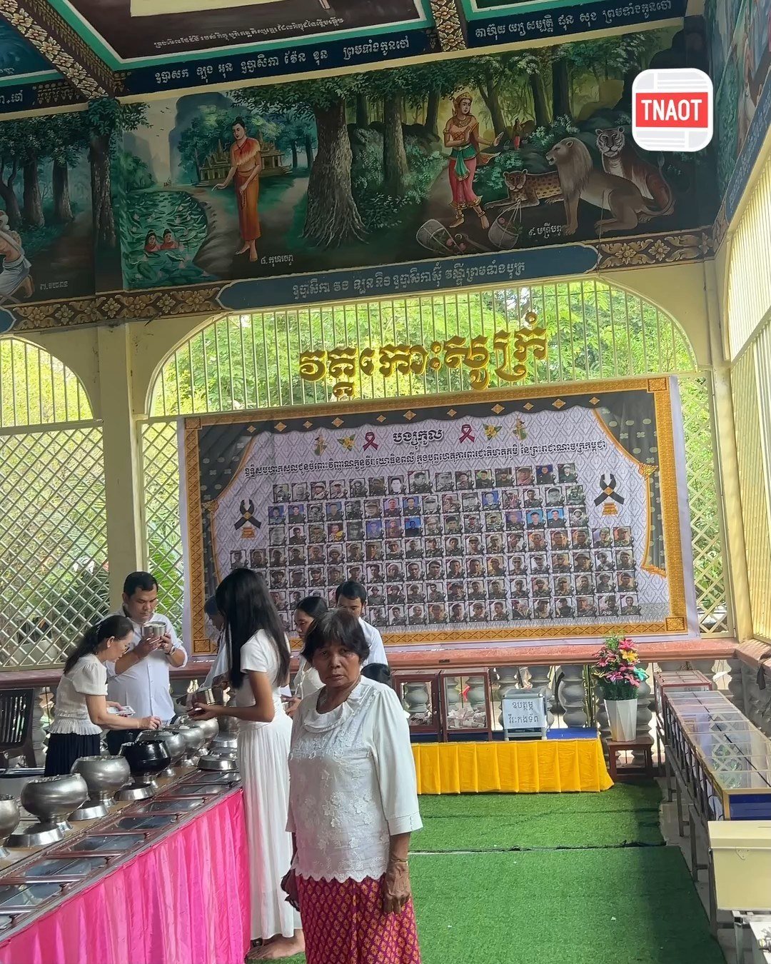 柬埔寨各地寺庙举行祭奠活动 缅怀牺牲烈士