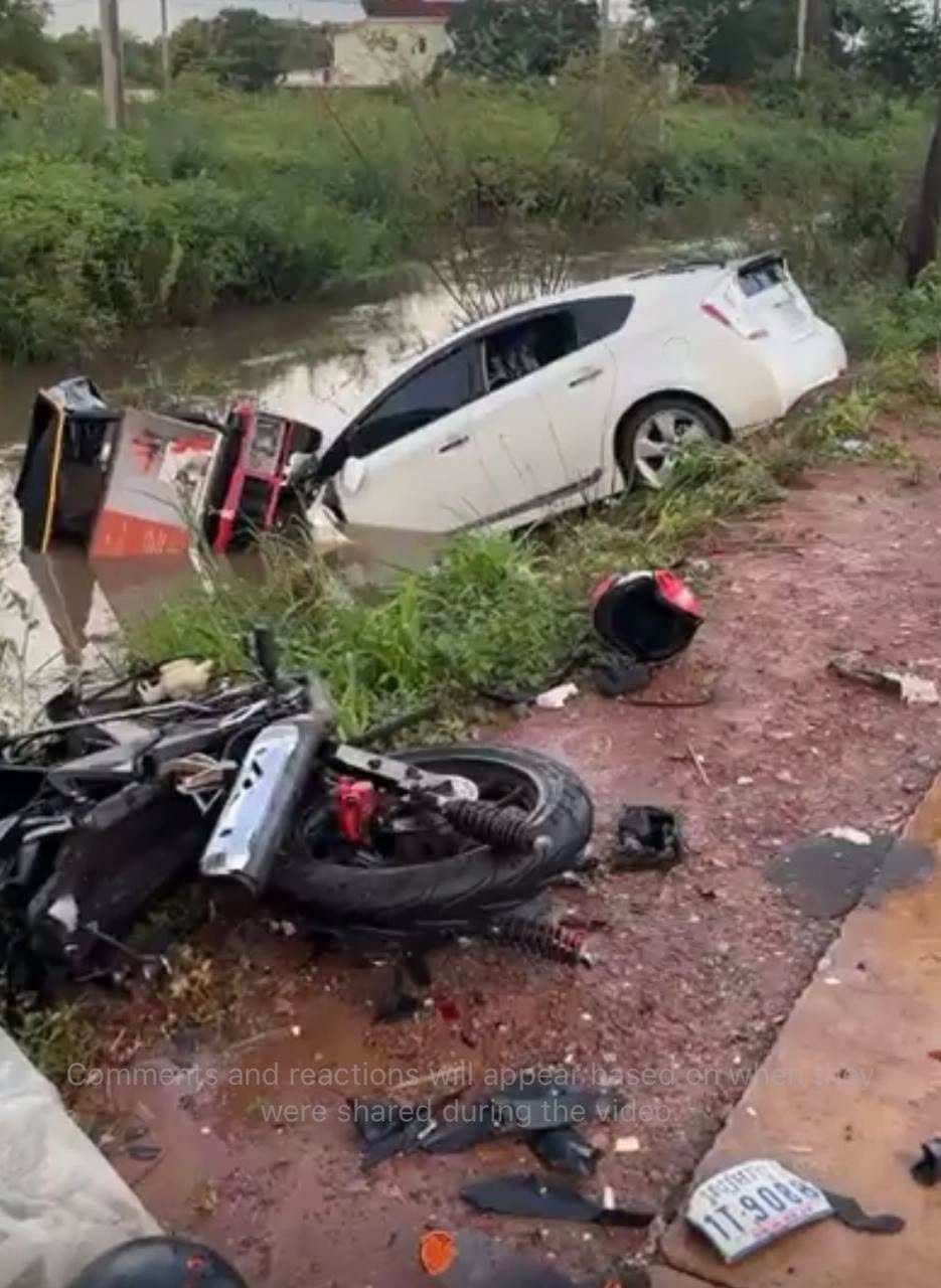 暹粒环城路发生严重车祸 造成1死近10人受伤