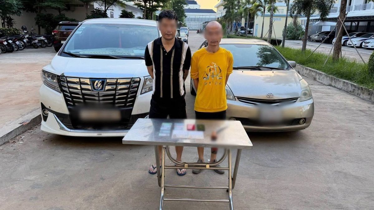 金边警方抓获2名非法拘禁嫌疑人