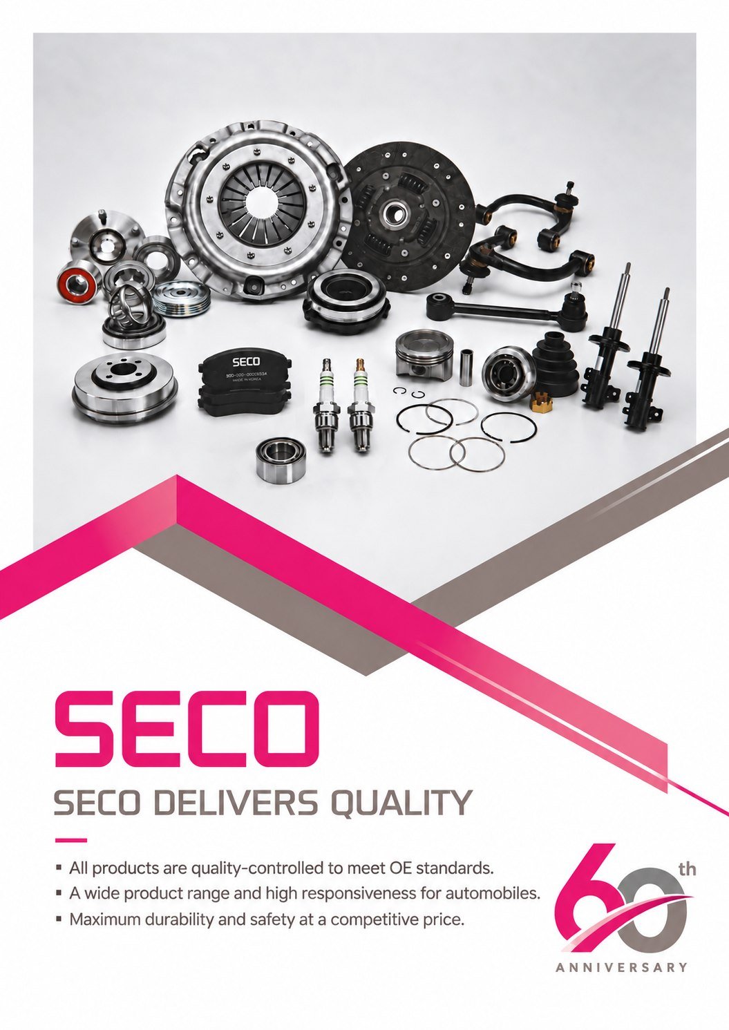 SECO汽车零部件品牌庆祝成立60周年