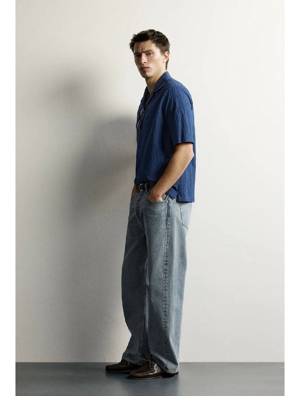 SEERSUCKER REGULAR SHIRT 泡泡纱常规