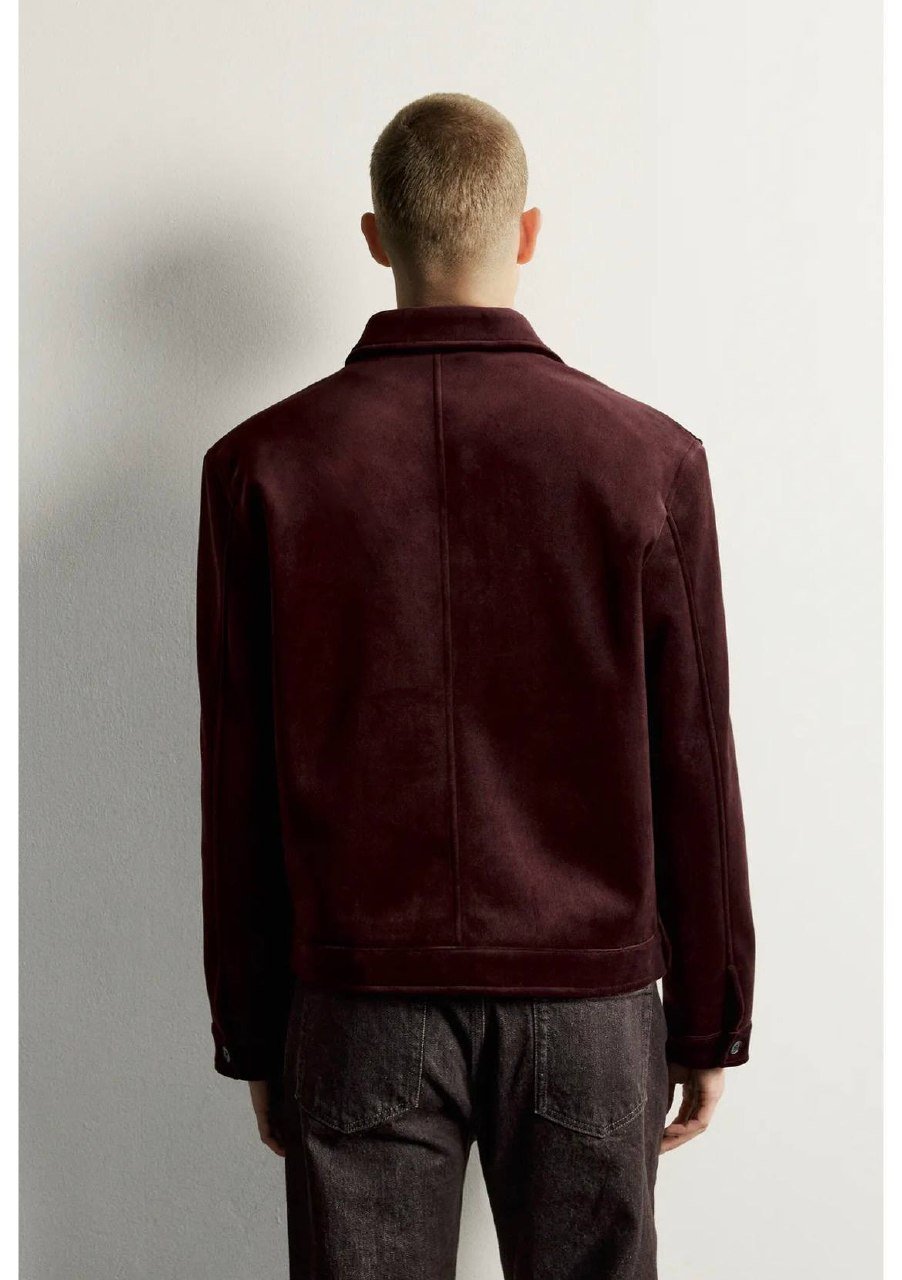 VELVET ZIP JACKET 丝绒拉链夹克，门店现货，