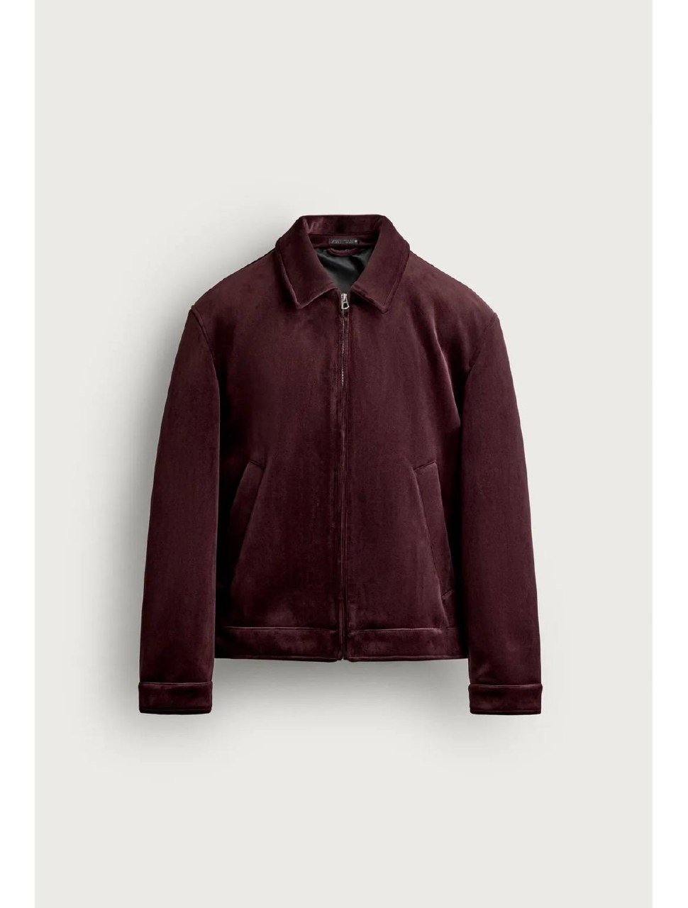 VELVET ZIP JACKET 丝绒拉链夹克，门店现货，
