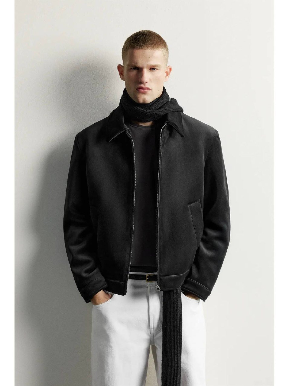 VELVET ZIP JACKET 丝绒拉链夹克，门店现货，