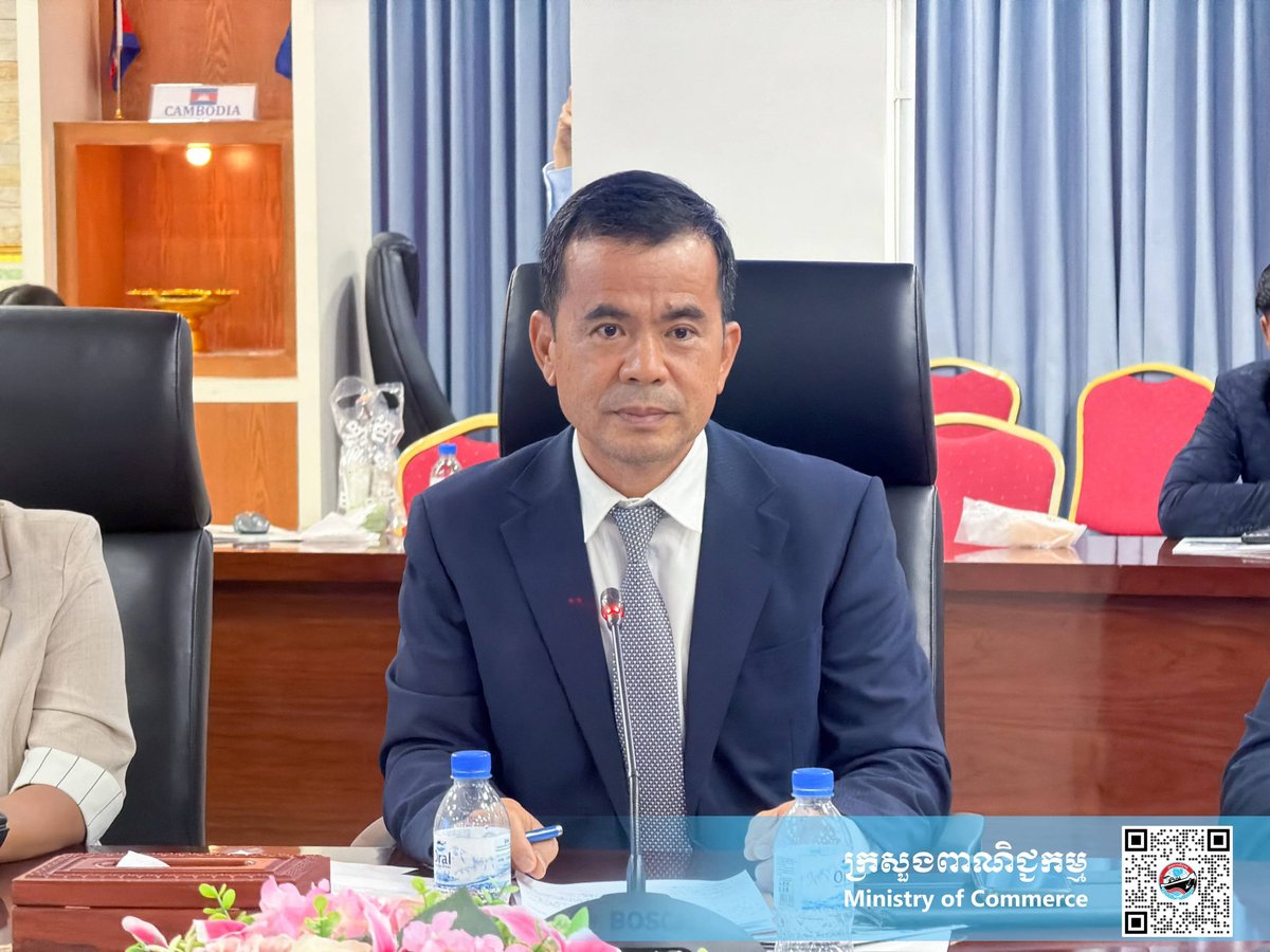 柬埔寨商务部与Mekong Tay Ninh公司探讨贸易合作