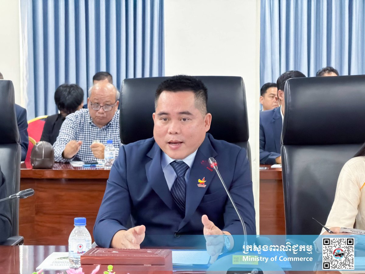 柬埔寨商务部与Mekong Tay Ninh公司探讨贸易合作