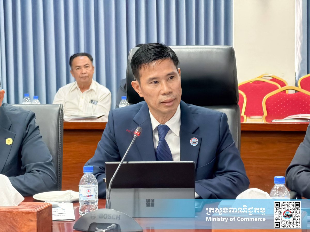 柬埔寨商务部与Mekong Tay Ninh公司探讨贸易合作