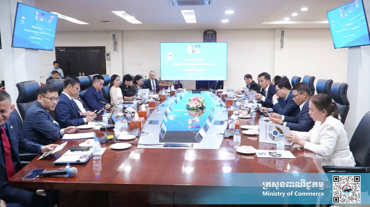 柬埔寨商务部与Mekong Tay Ninh公司探讨贸易合作