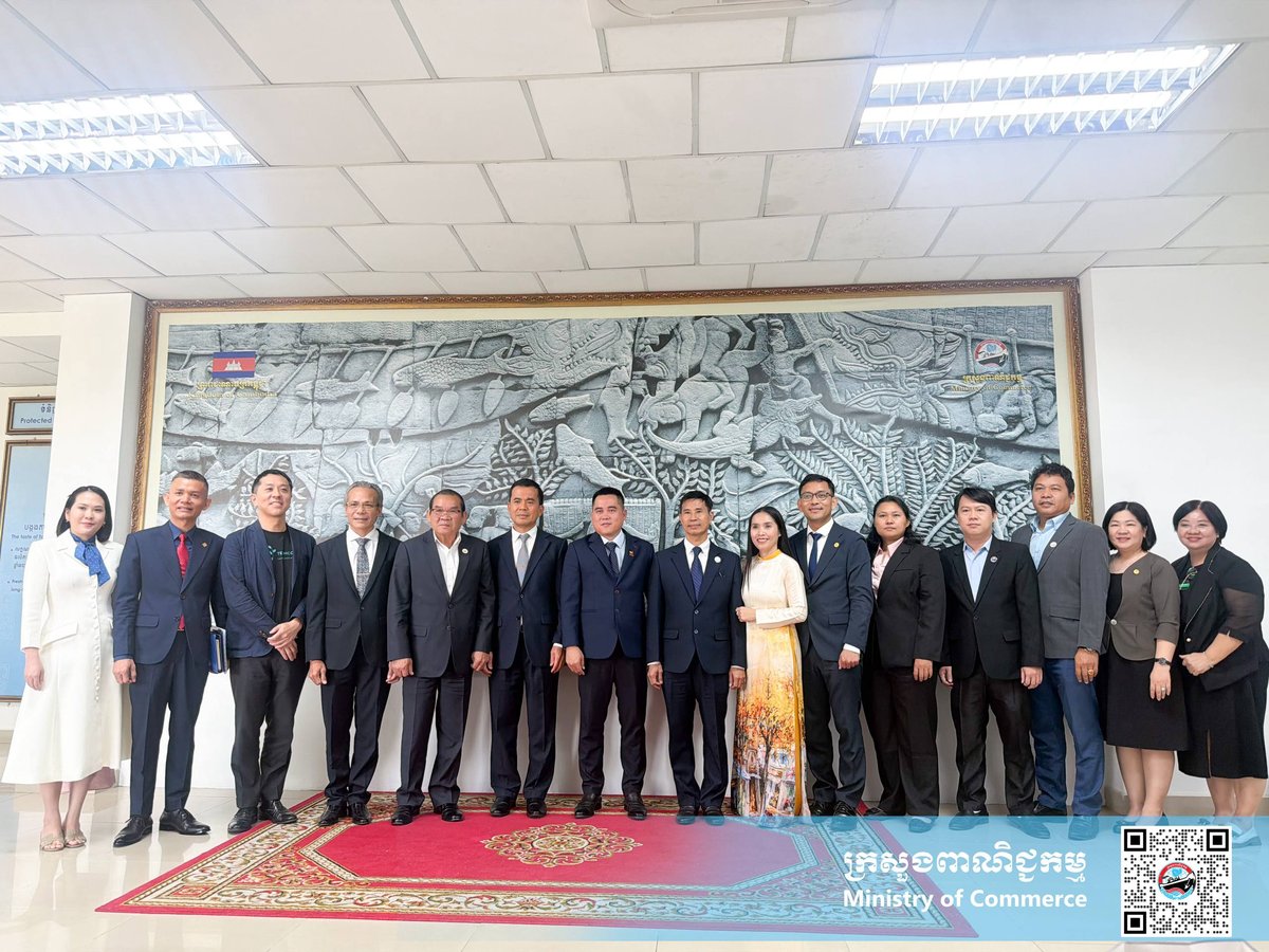 柬埔寨商务部与Mekong Tay Ninh公司探讨贸易合作