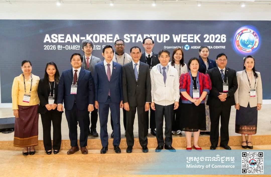 柬埔寨商务部协助3家本土企业参加在首尔举办的“2026年东盟