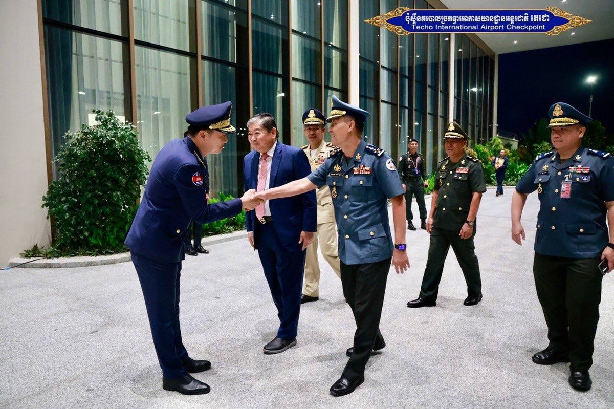 德崇国际机场安保升级 迎接洪玛奈总理回国