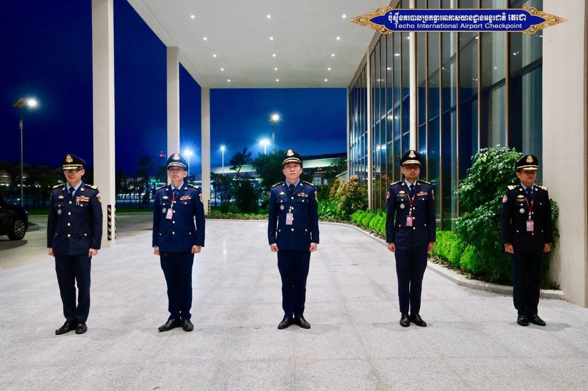 德崇国际机场安保升级 迎接洪玛奈总理回国