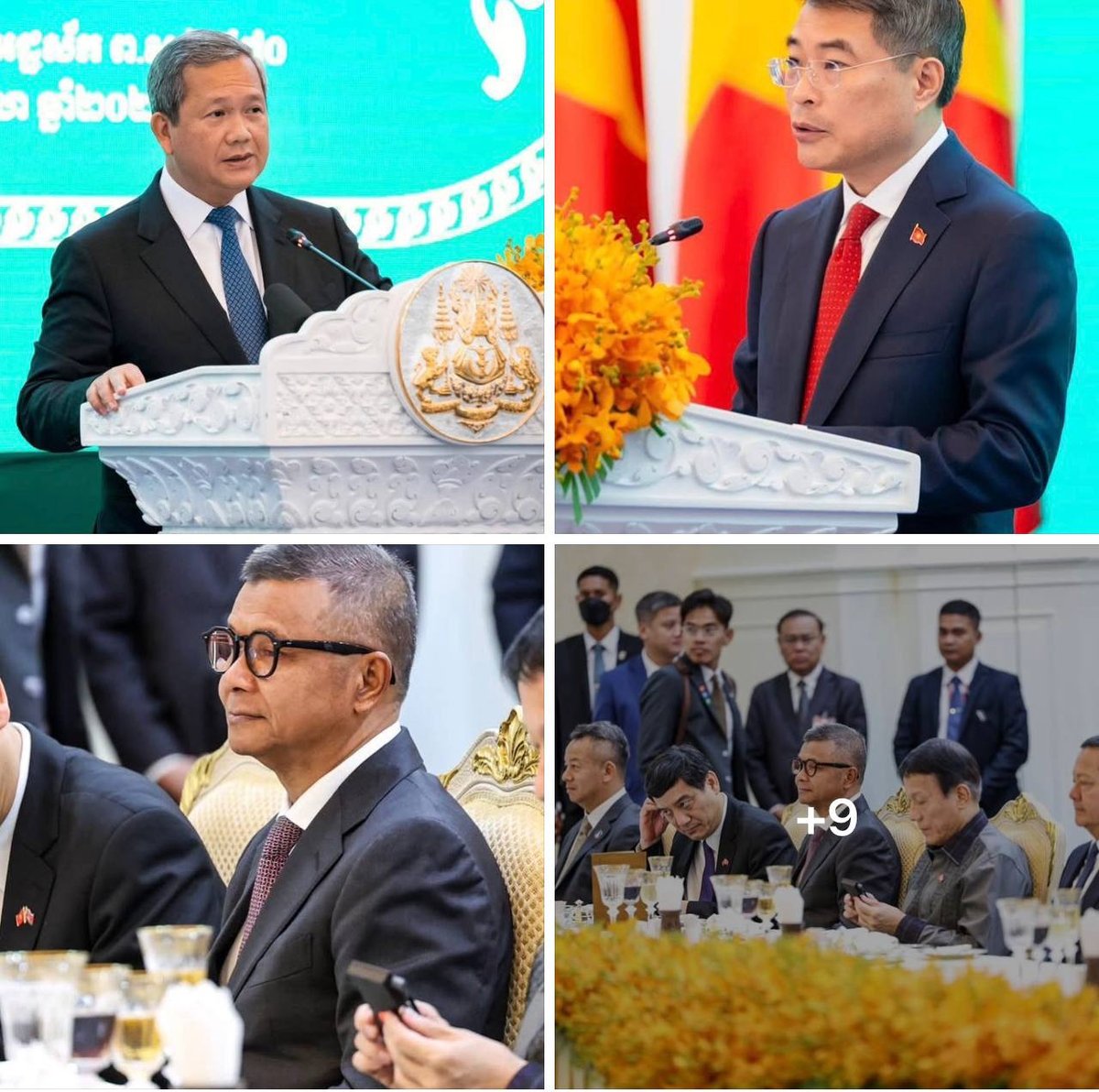 柬埔寨政府在和平大厦设宴欢迎越南总理