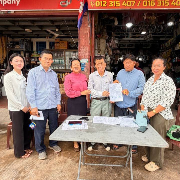 金边堆谷区铁路沿线地界纠纷调解完成 土地登记推进