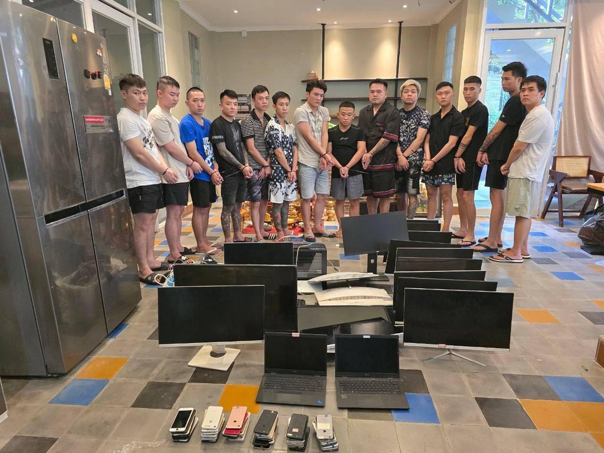 西港两处电诈窝点被端 29人落网含中国籍主犯