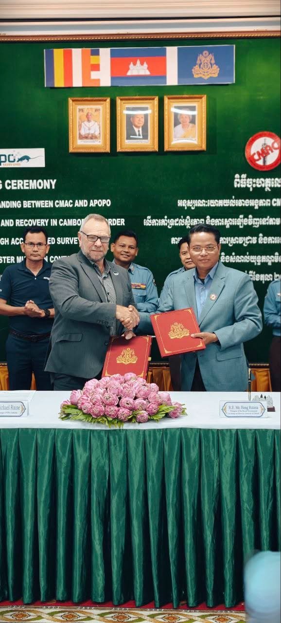 CMAC与APOPO合作清理边境地区未爆弹