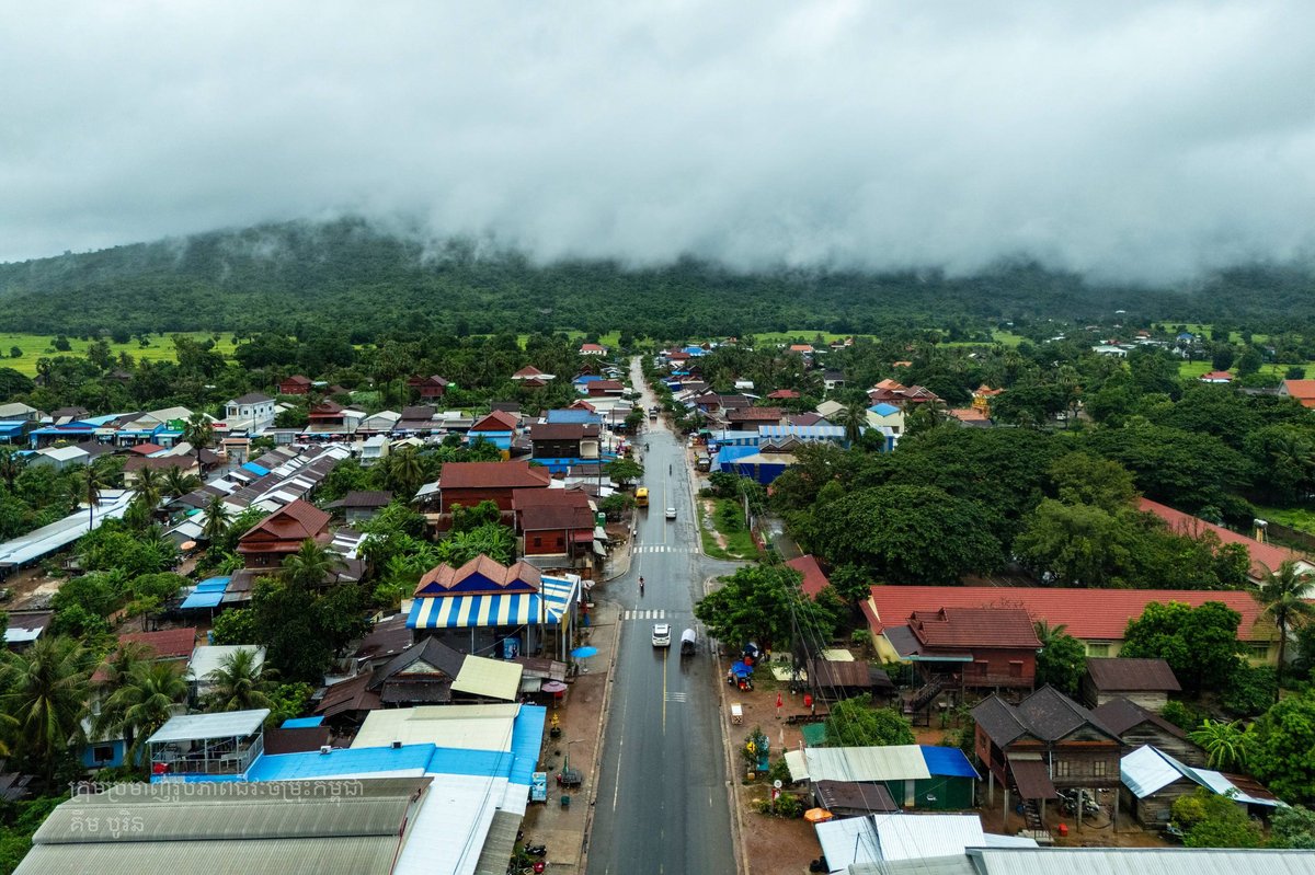 暹粒省Svay Leu地区自然风光展示
