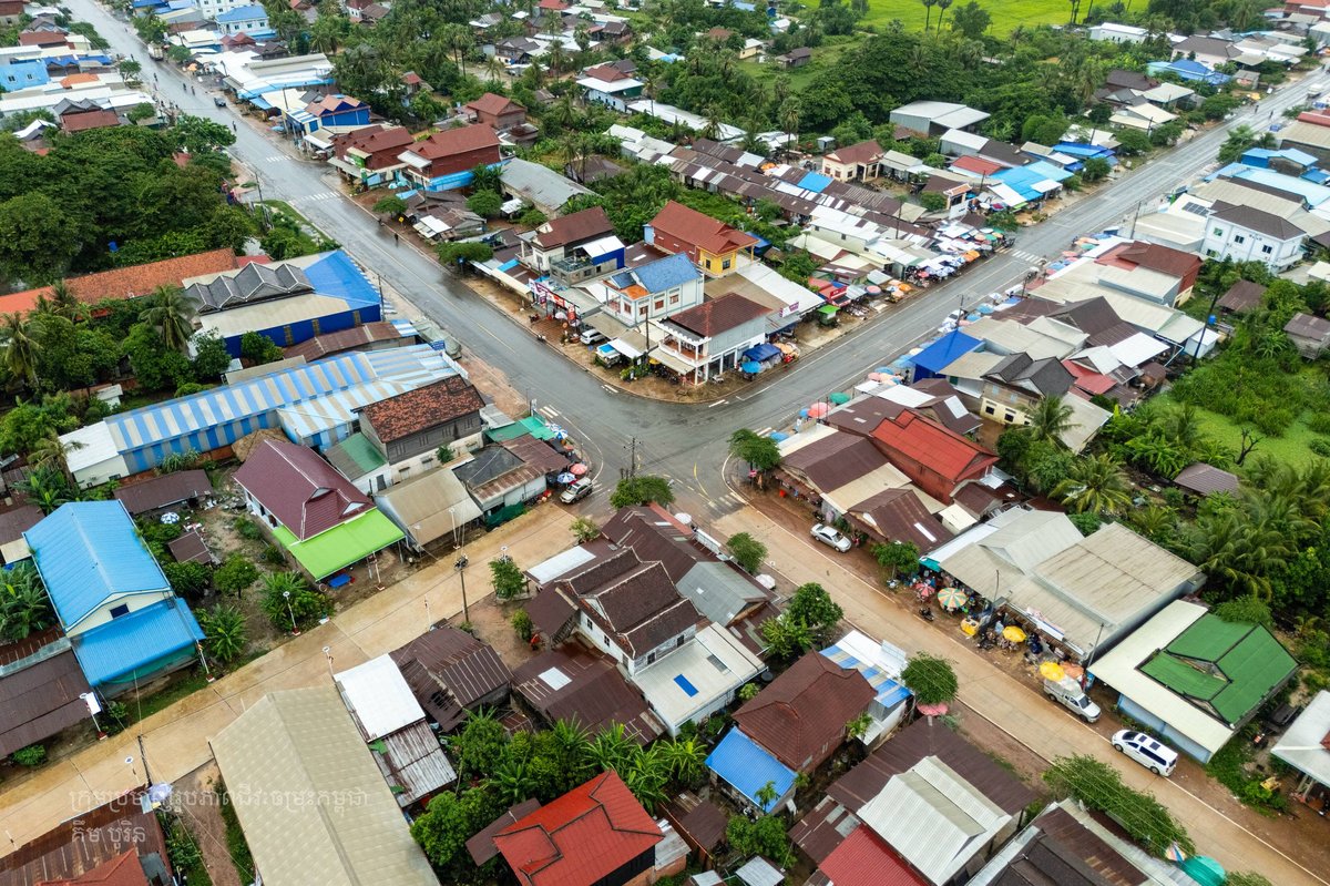 暹粒省Svay Leu地区自然风光展示