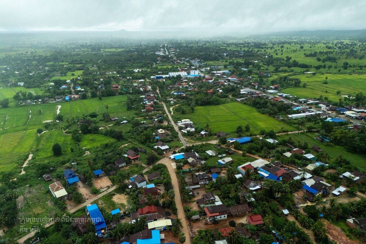 暹粒省Svay Leu地区自然风光展示