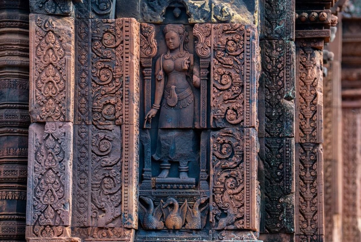 暹粒女王宫艺术之美 建议游客实地参观