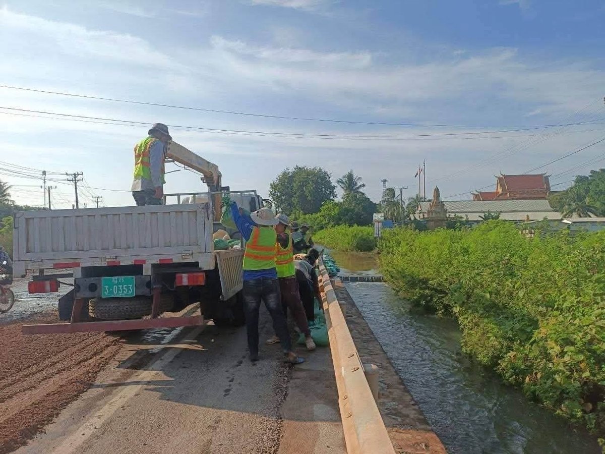 干拉省5号公路部分路段恢复重型车辆通行