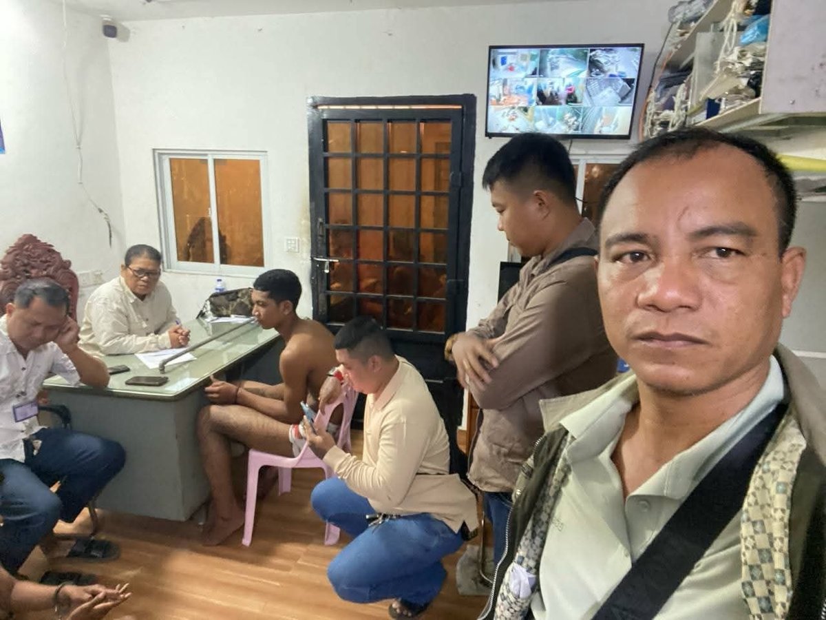 金边警方破获持械抢劫案 7名嫌疑人落网