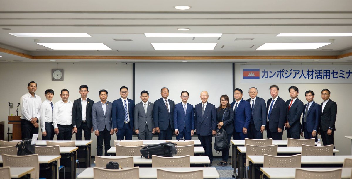 柬埔寨劳工部官员赴日本神奈川县举办推介会,展示柬埔寨劳动力潜
