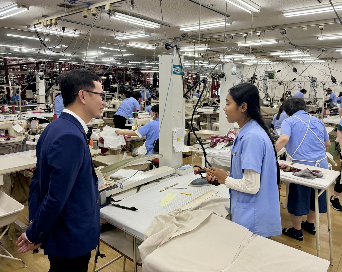 劳工部官员赴日慰问柬籍劳工 关注海外务工权益