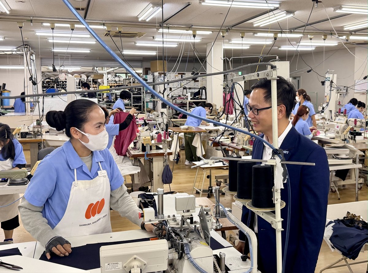 劳工部官员赴日慰问柬籍劳工 关注海外务工权益