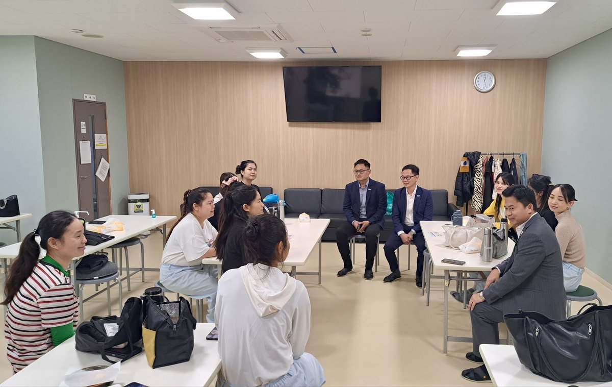 劳工部官员赴日慰问柬籍劳工 关注海外务工权益