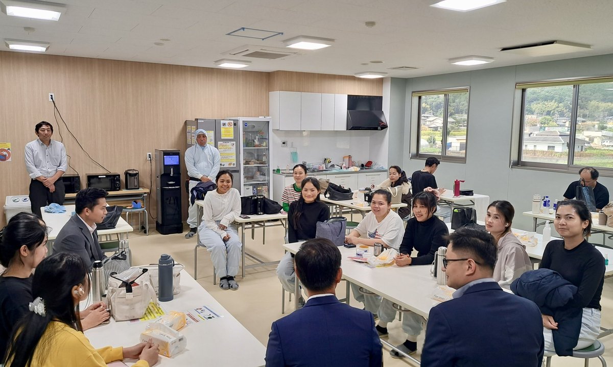 劳工部官员赴日慰问柬籍劳工 关注海外务工权益