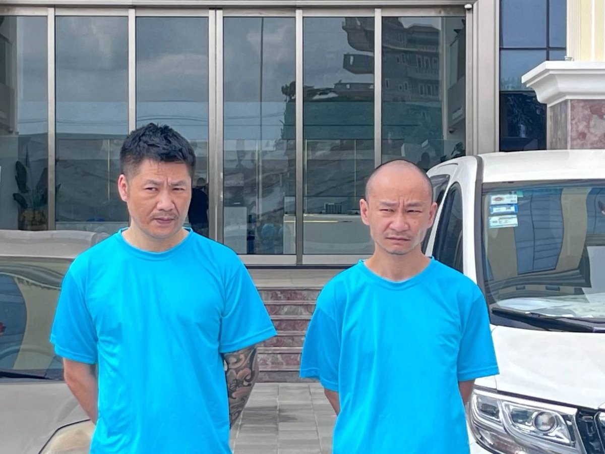 金边警方严打公寓网络诈骗 13名嫌疑人被捕含2名中国人