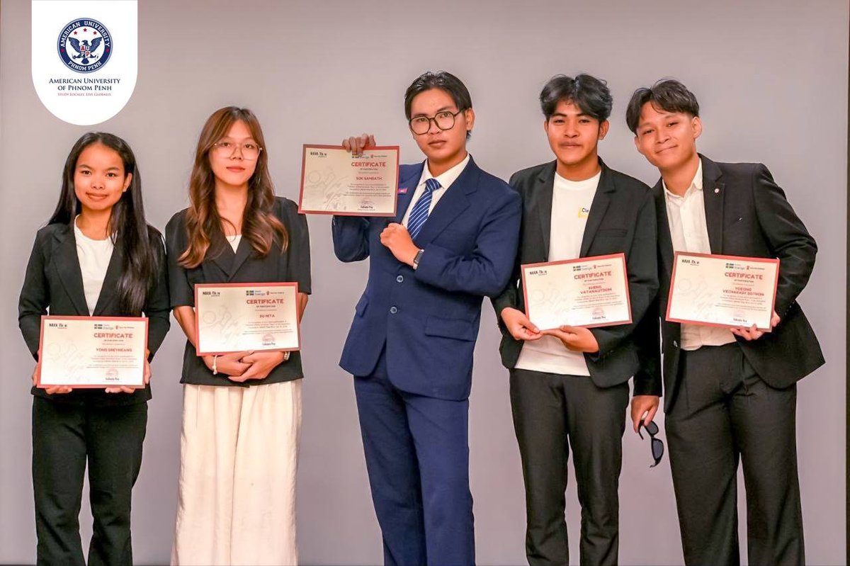 金边美国大学学生开发AI应用 获多项创新奖项