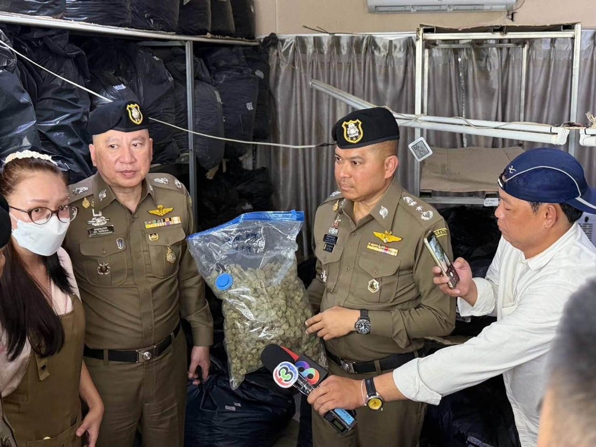 泰国曼谷查获5吨大麻 抓获5名外籍嫌犯