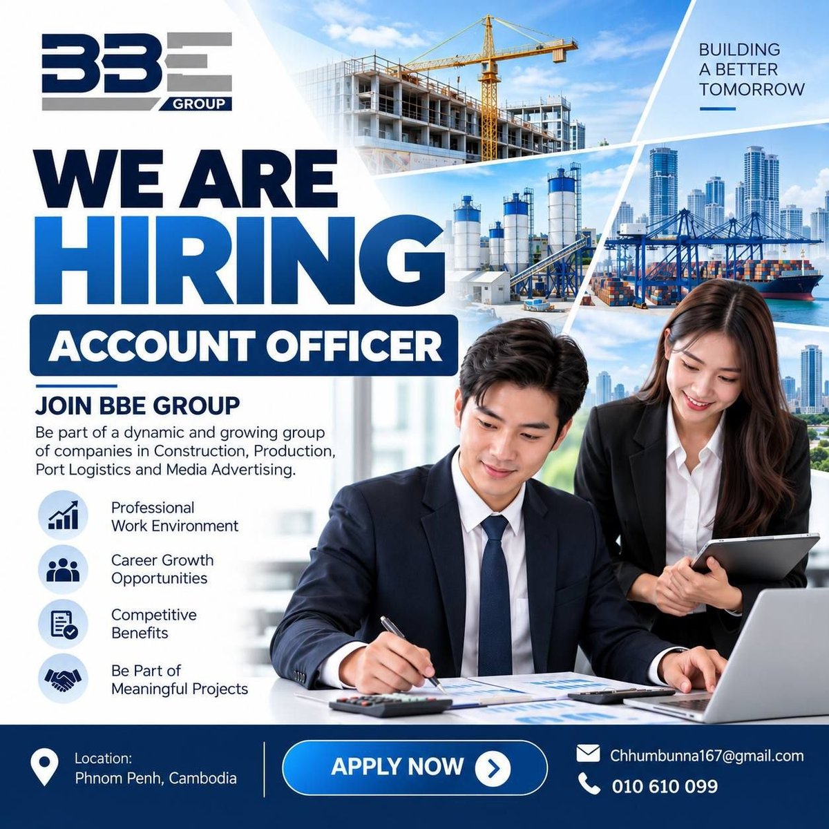 BBE GROUP招聘财务及仓储人员