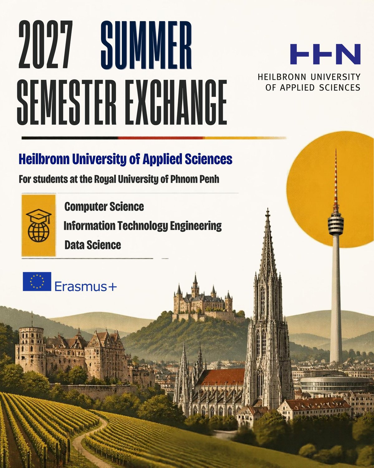 皇家金边大学(RUPP)宣布启动2027年夏季学期赴德国海尔