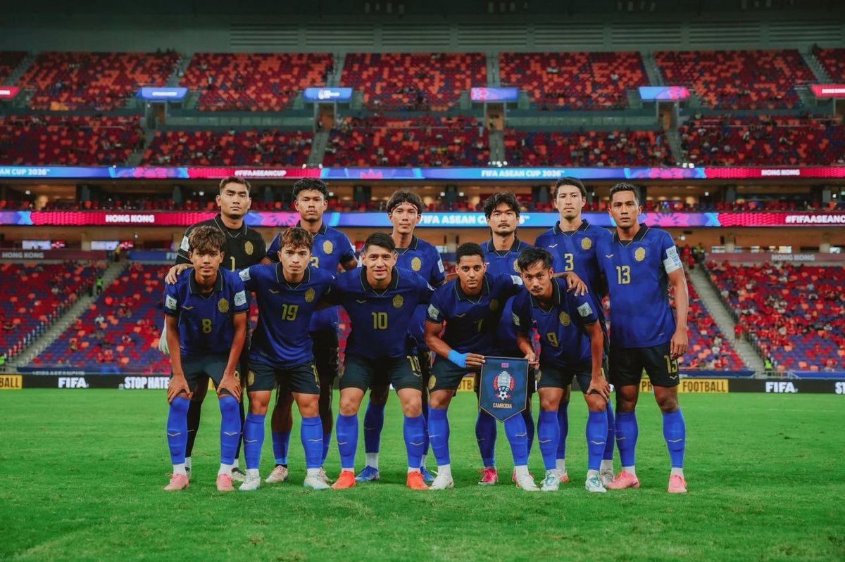 柬埔寨国家队今日对阵香港 争夺FIFA东盟杯冠军