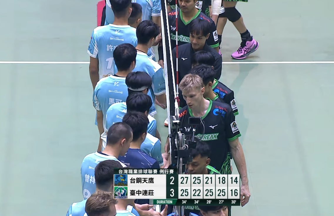 柬埔寨排球选手威恩维斯纳 助台湾队3-2取胜