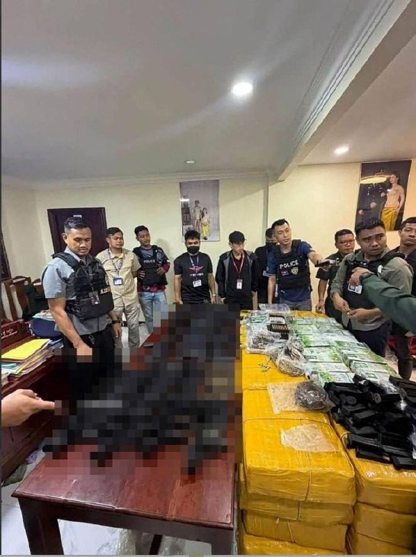 西港毒品军火案9名中国人被起诉