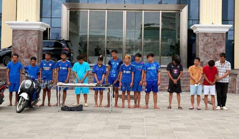 金边警方抓获16名盗窃嫌犯 涉案金饰价值40万美元
