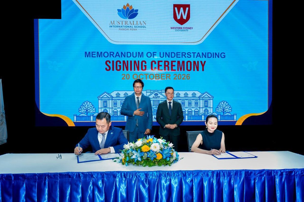 澳大利亚国际学校与西悉尼大学签署教育合作协议