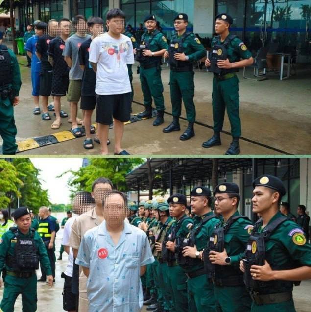 柬埔寨遣返90名涉诈中国公民 德崇国际机场专机押送