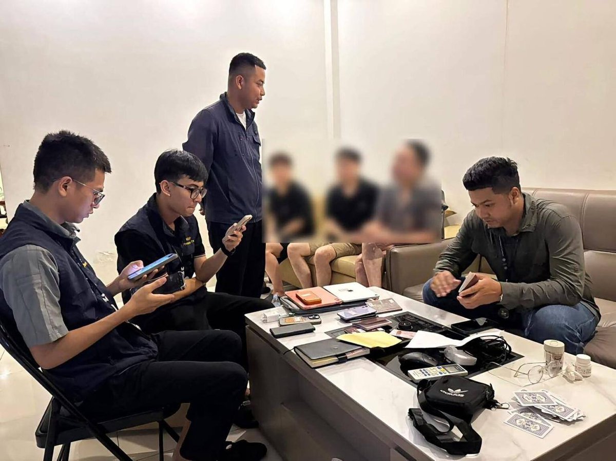 金边森速区3名中国人涉嫌电诈及洗钱被查