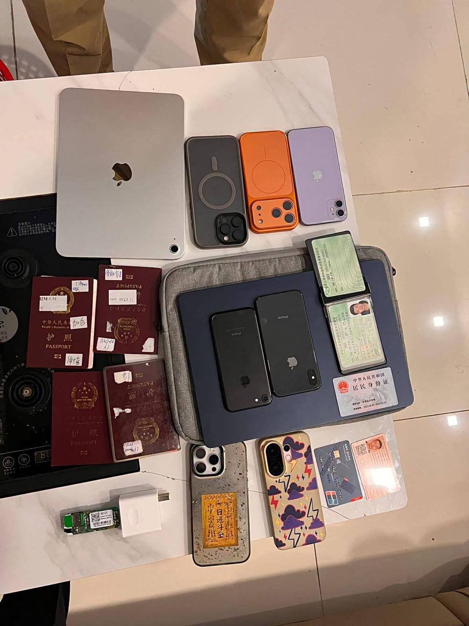金边森速区3名中国人涉嫌电诈及洗钱被查