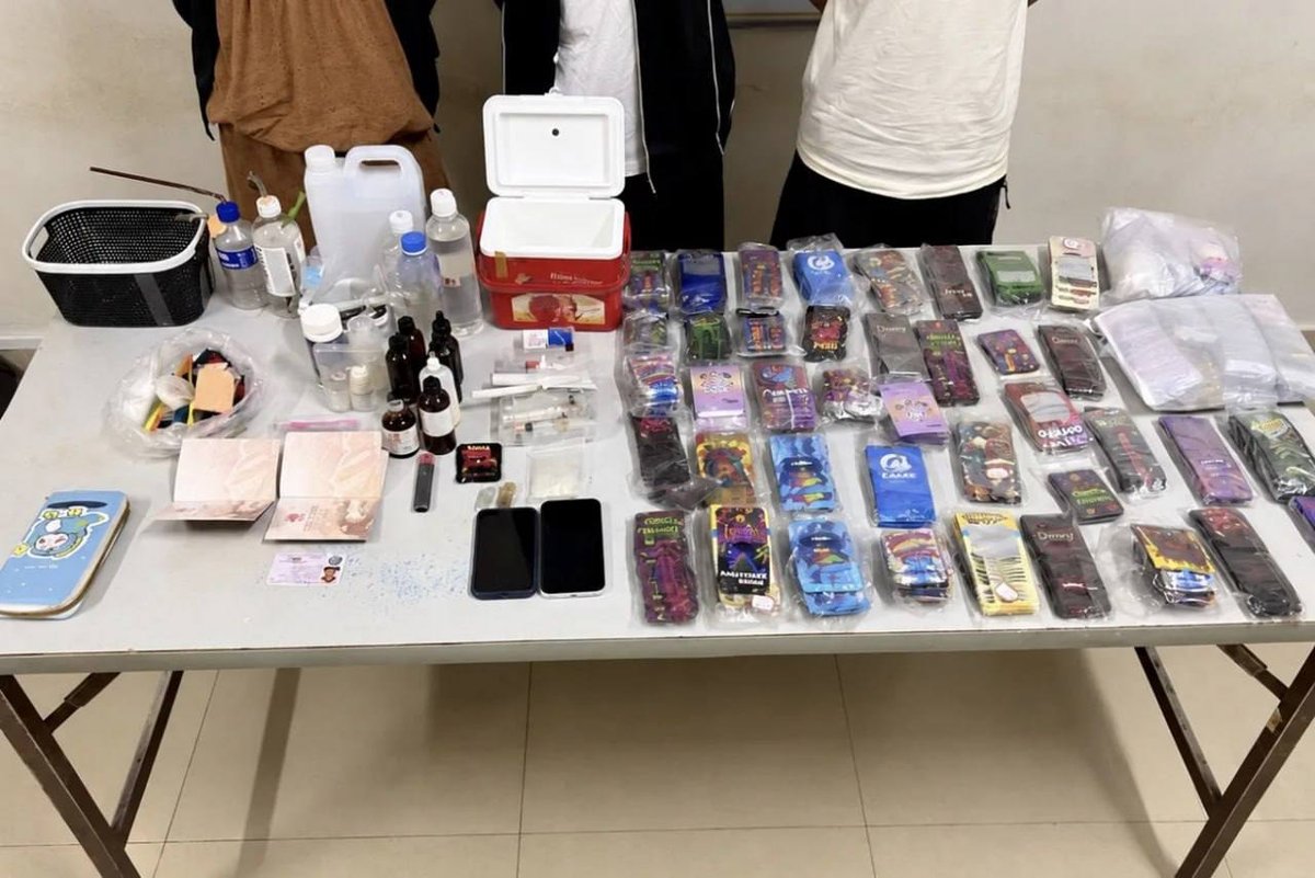 波贝警方查获涉毒案 3名中国籍嫌疑人被捕